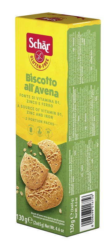 SCHAR BISCOTTI ALL'AVENA 130 G - farmanauta.it