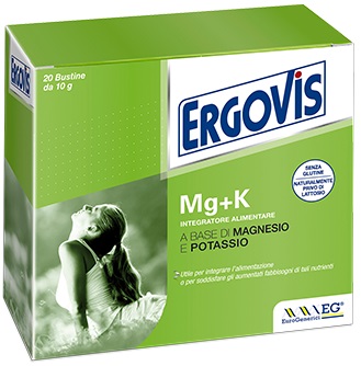 ERGOVIS MG+K 20 BUSTE 10 G - farmanauta.it