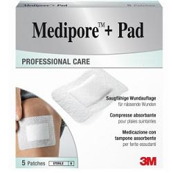 MEDICAZIONE MEDIPORE+PAD 10X20CM 5PEZZI - farmanauta.it