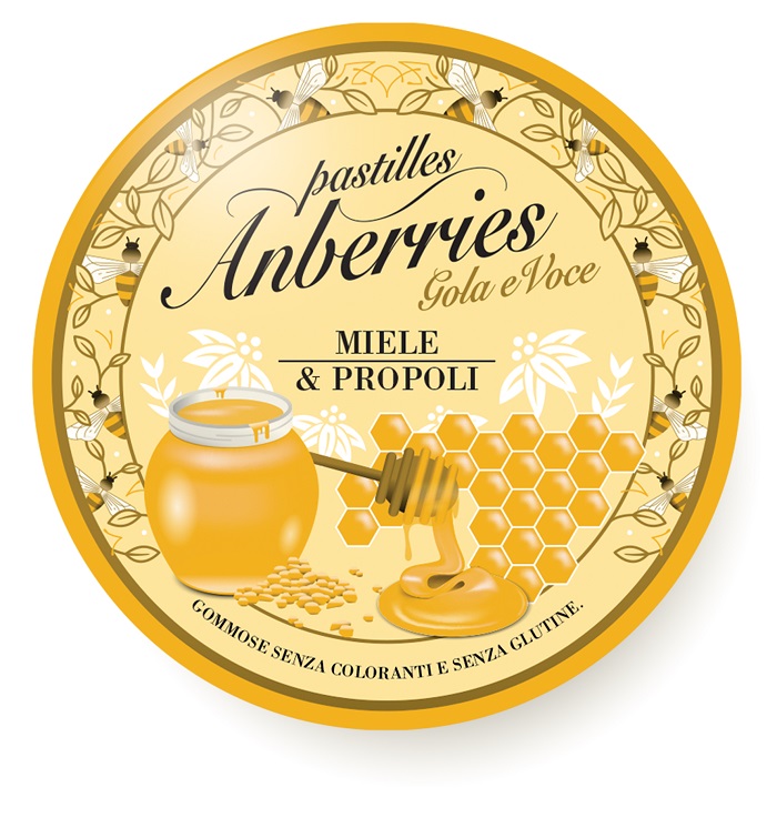 ANBERRIES MIELE PROPOLI 55 G - farmanauta.it