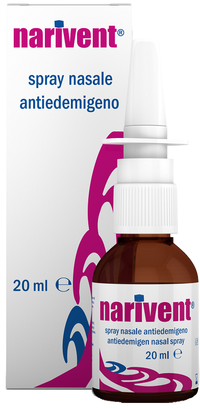SPRAY NASALE ANTIEDEMIGENO NARIVENT FLACONE 20 ML - farmanauta.it
