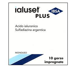 GARZA MEDICATA IALUSET 10X10 CM 10 PEZZI - farmanauta.it