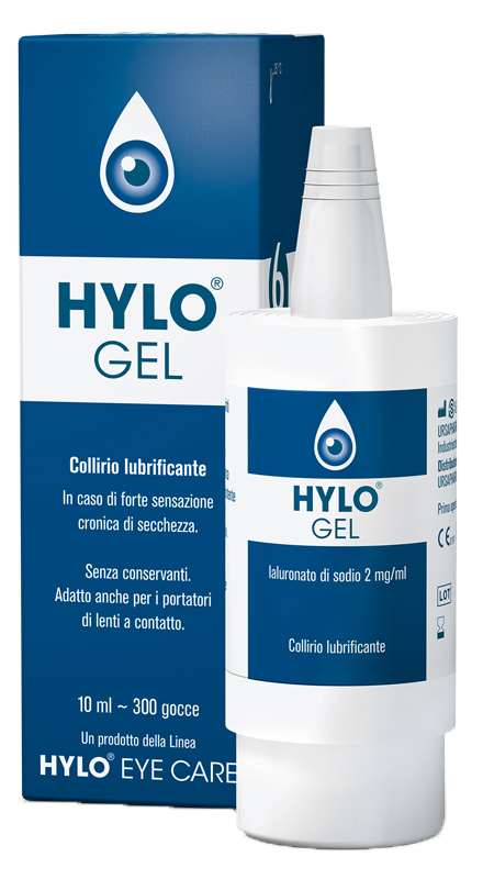 HYLO-GEL COLLIRIO LUBRIFICANTE ACIDO IALURONICO 0,2% 10 ML - farmanauta.it