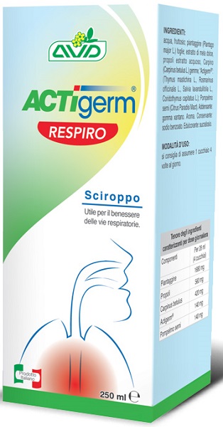 ACTIGERM RESPIRO SCIROPPO 250 ML - farmanauta.it