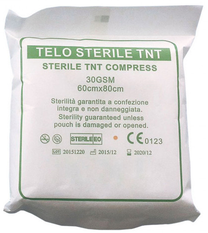 TELINO STERILE TNT PER USTIONI CM.60X80 - farmanauta.it