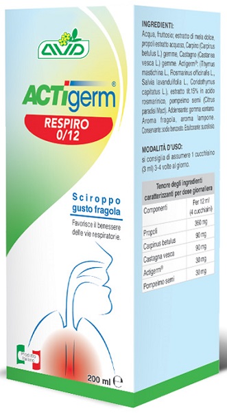 ACTIGERM RESPIRO 0-12 200 ML - farmanauta.it