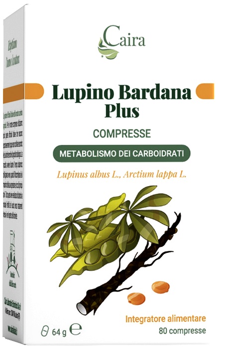CAIRA LUPINO BARDANA PLUS 80 COMPRESSE DA 0,8 G - farmanauta.it