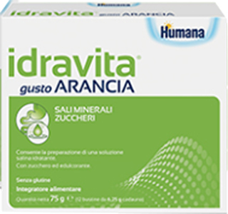 IDRAVITA GUSTO ARANCIA 12 BUSTINE DA 6,25 G - farmanauta.it
