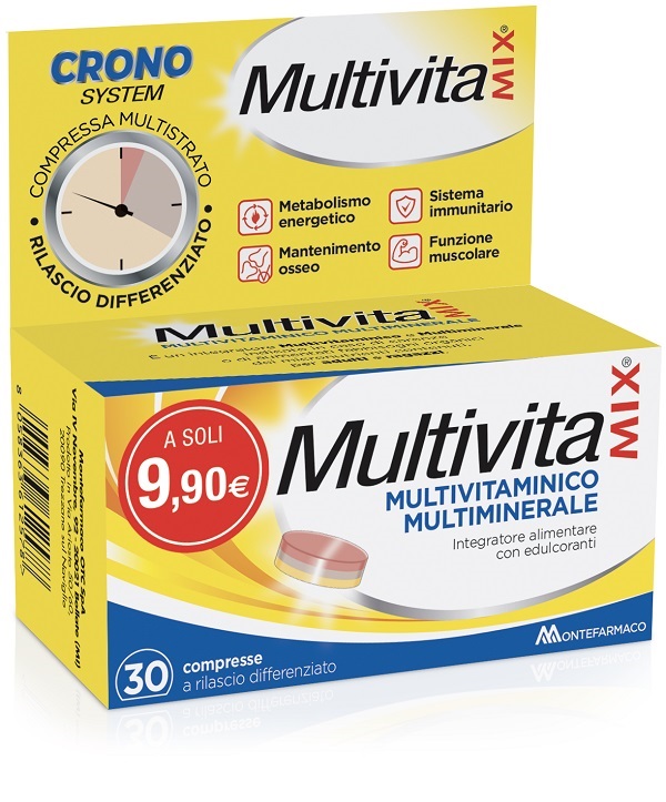 MULTIVITAMIX CRONO 30 COMPRESSE - farmanauta.it