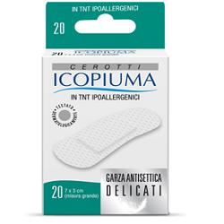 CEROTTO ICOPIUMA IN TESSUTO NON TESSUTO GRANDE 20 PEZZI - farmanauta.it