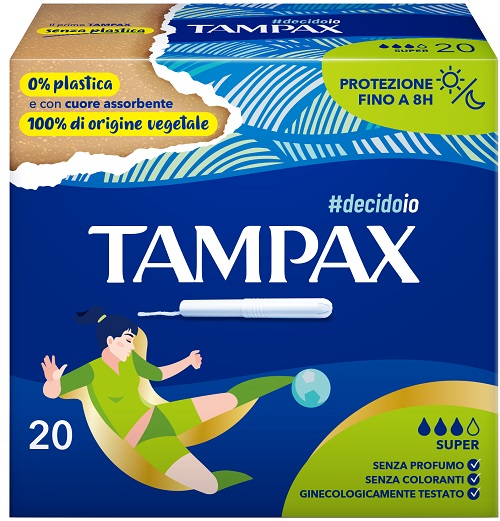 TAMPAX BLUE BOX SUPER 20 PEZZI - farmanauta.it