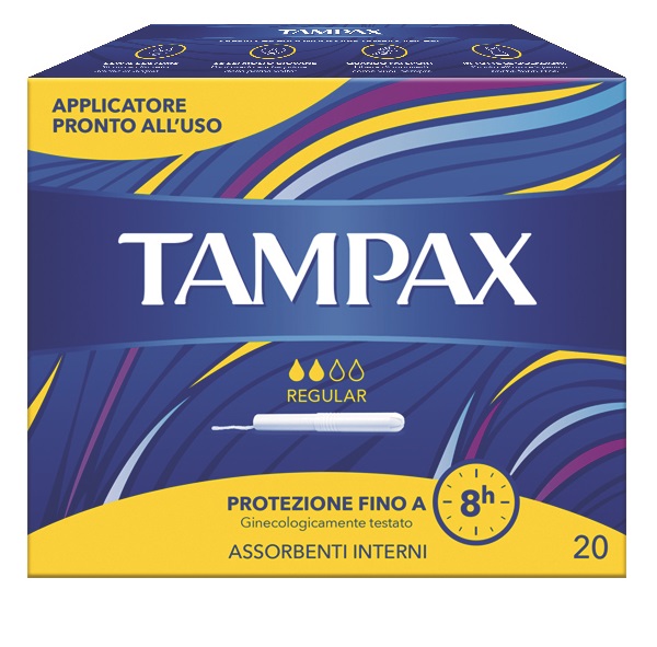 TAMPAX BLUE BOX REGULAR 20 PEZZI - farmanauta.it