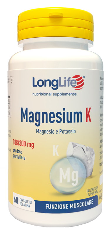 LONGLIFE MAGNESIUM K 60 CAPSULE - farmanauta.it
