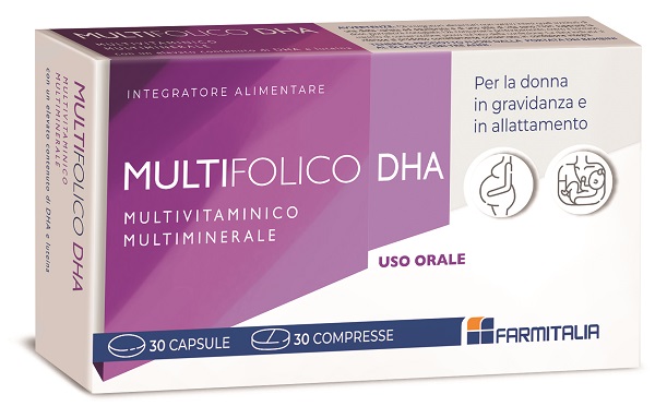 MULTIFOLICO DHA 30 CAPSULE + 30 COMPRESSE - farmanauta.it