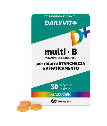 MASSIGEN MULTI B VITAMINE DEL GRUPPO B 30 COMPRESSE RIVESTITA DA 364 MG - farmanauta.it