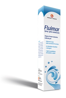 FLUIMAR SPRAY SOLUZIONE ISOTONICA STERILE ACQUA DI MARE RICCA DI SALI E OLIGOELEMENTI INDICATA PER PULIZIA DELLE CAVITA'NASALI IN CASO DI ECCESSIVA SECCHEZZA - farmanauta.it