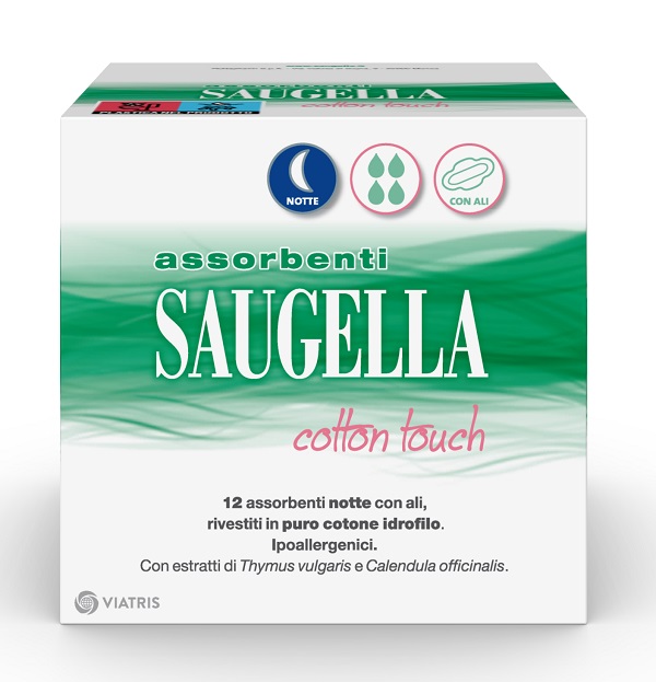 SAUGELLA COTTON TOUCH ASSORBENTI NOTTE 12 PEZZI TAGLIO PREZZO - farmanauta.it