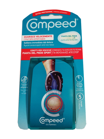 COMPEED VESCICHE PIANTA PIEDE 5 CEROTTI - farmanauta.it