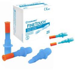 LANCETTE PUNGIDITO FINETOUCH 23 GAUGE 25 PEZZI - farmanauta.it