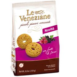 LE VENEZIANE BISCOTTI FRUTTI DI BOSCO 250 G - farmanauta.it
