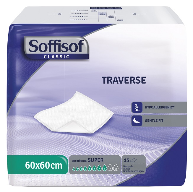 TRAVERSA PER INCONTINENZA SOFFISOF CLASSIC 60X60 15 PEZZI - farmanauta.it