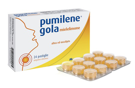 PUMILENE GOLA MIELE LIMONE 24 PASTIGLIE - farmanauta.it
