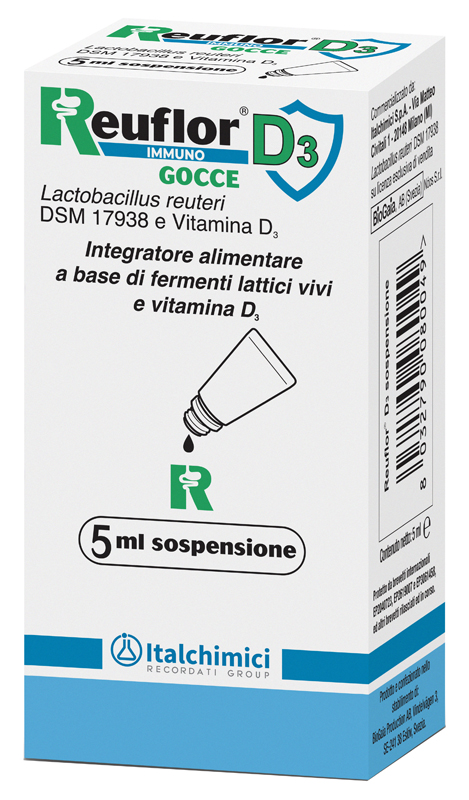 REUFLOR D3 GOCCE 5 ML - farmanauta.it