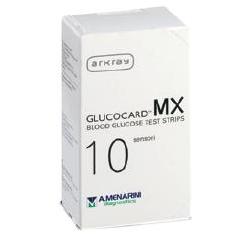STRISCE MISURAZIONE GLICEMIA GLUCOCARD MX 10 PEZZI - farmanauta.it