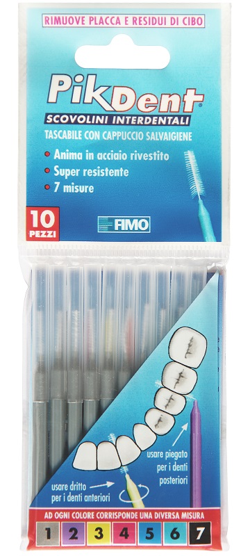 PIKDENT STUZZICOLINO 1GRI 10PZ - farmanauta.it
