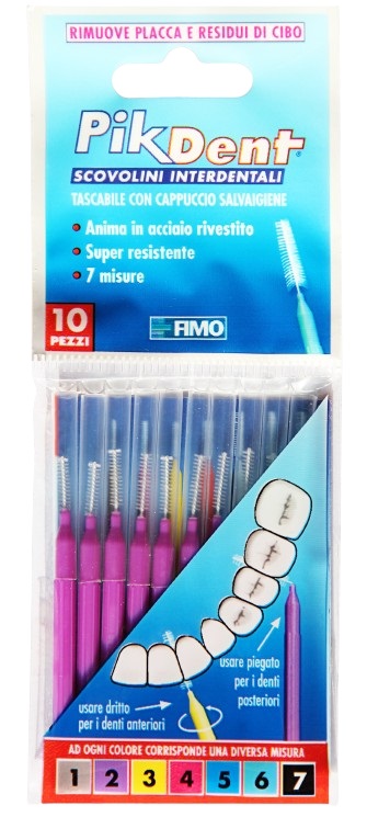 PIKDENT STUZZICOLINO 2 VI 10PZ - farmanauta.it