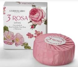 3 ROSA SAPONE PROFUMATO 100 G - farmanauta.it