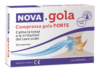 NOVA GOLA COMPRESSA GOLA FORTE 20 COMPRESSE - farmanauta.it