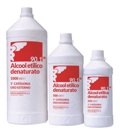 ALCOOL ETILICO DENATURATO 90,1% 250 ML - farmanauta.it