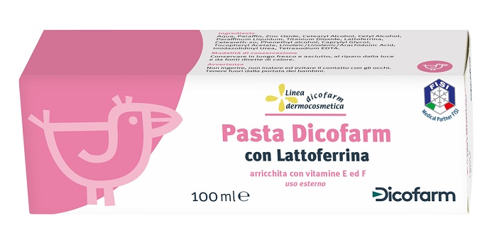 DICOFARM PASTA CON LATTOFERRINA PELLI DELICATE 100 ML - farmanauta.it