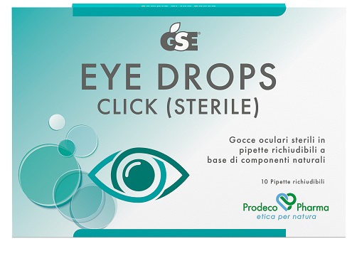 GSE EYE DROPS CLICK GOCCE OCULARI 10 PIPETTE 0,5 ML - farmanauta.it