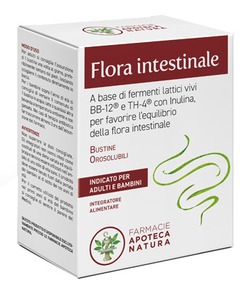 FLORA INTESTINALE 10 BUSTINE OROSOLUBILI - farmanauta.it