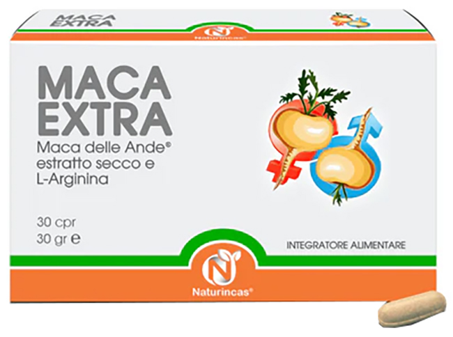 NATURINCAS MACA EXTRA 30 COMPRESSE - farmanauta.it