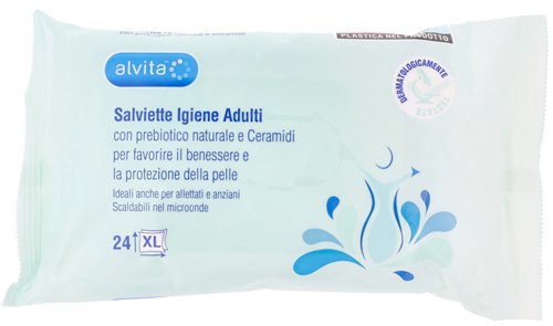 ALVITA SALVIETTE IGIENE ADULTI 24 PEZZI - farmanauta.it