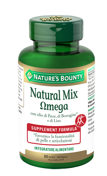 NATURAL MIX OMEGA 60 PERLE - farmanauta.it