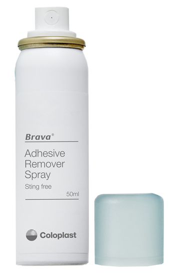 BRAVA SPRAY REMOVER PER DISTACCO DOLCE ADESIVI E DISPOSITIVI PER STOMIA 50 ML - farmanauta.it