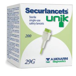 LANCETTE PUNGIDITO SECURLANCETS UNIK GAUGE 29 200 PEZZI - farmanauta.it