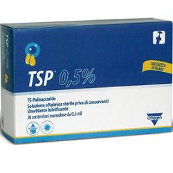 TSP 0,5% SOLUZIONE OFTALMICA UMETTANTE LUBRIFICANTE 30 FLACONCINI MONODOSE 0,5 ML - farmanauta.it