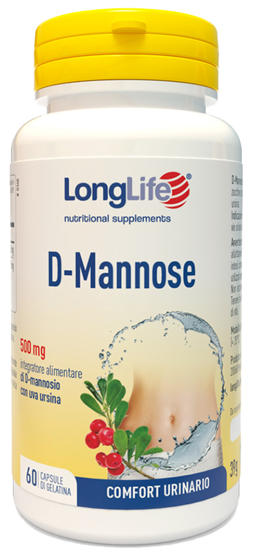 LONGLIFE D-MANNOSE 60 CAPSULE - farmanauta.it