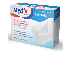 GARZA COMPRESSA TESSUTO NON TESSUTO MEDS 36X40CM 12 PEZZI SSR - farmanauta.it
