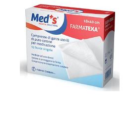 GARZA COMPRESSA MEDS FARMATEXA OCULARE 10 PEZZI - farmanauta.it