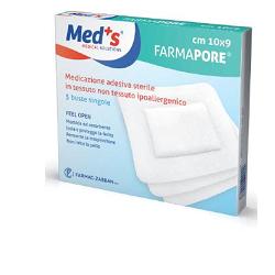 MEDS PORE MEDICAZIONE ADESIVA 10X23 CM 3 PEZZI - farmanauta.it