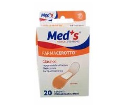 CEROTTO MEDS POLIURETANO IPOALLERGENICO CLASSICO MEDIO 20 PEZZI - farmanauta.it