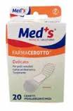 CEROTTO MEDS STRIPS DELICATO TESSUTO NON TESSUTO MEDIO 20 PEZZI - farmanauta.it