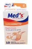 CEROTTO MEDS STRIPS TELA IPOALLERGENICO ELASTICIZZATO ASSORTITI 10 PEZZI - farmanauta.it