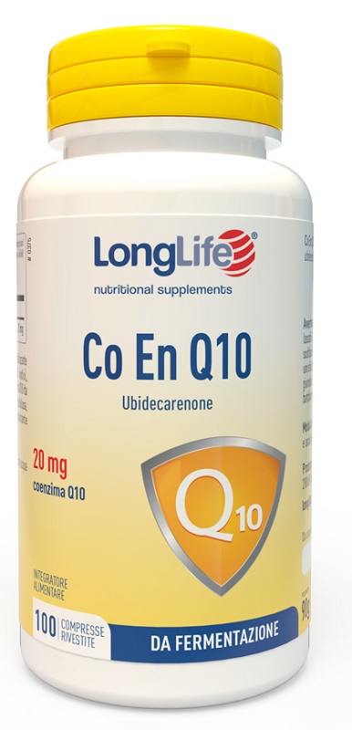 LONGLIFE CO EN Q10 20MG 100 COMPRESSE - farmanauta.it